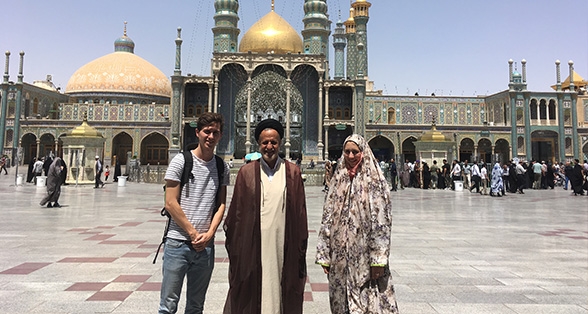 Qom (the largest center for Shi'a scholarship)